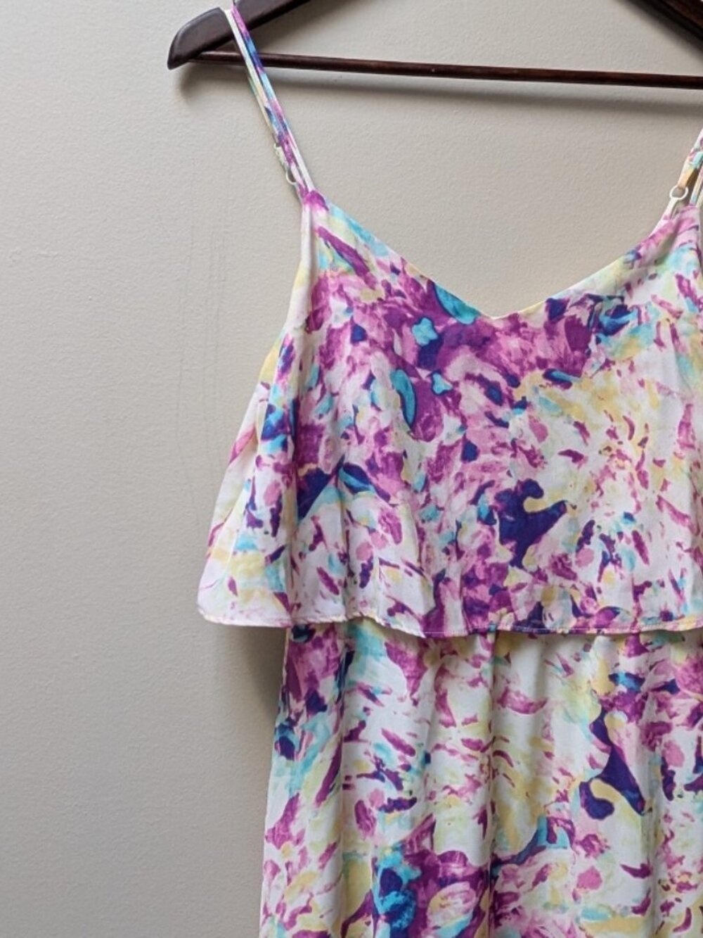 NWT Apt 9 flutter floral watercolour maxi dress / 2
